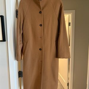 Aritzia Wilfred Classic Camel Women's Coat